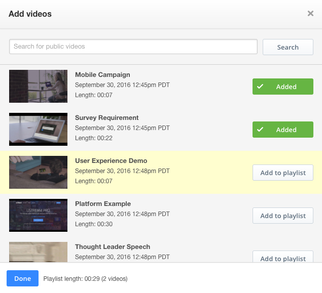 How to Create Video Playlists