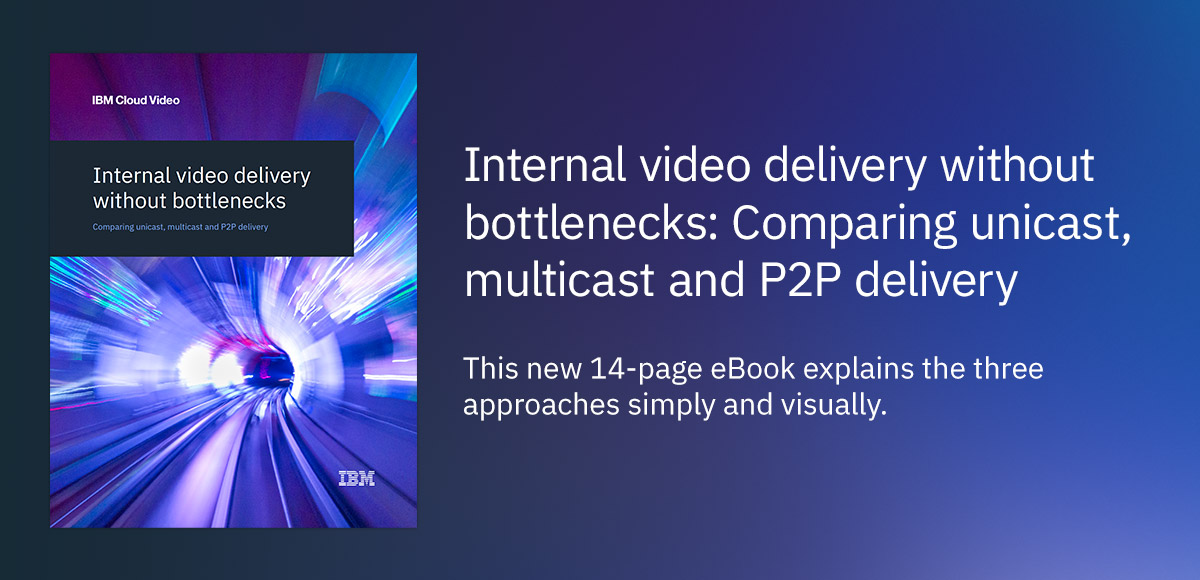 Internal video delivery