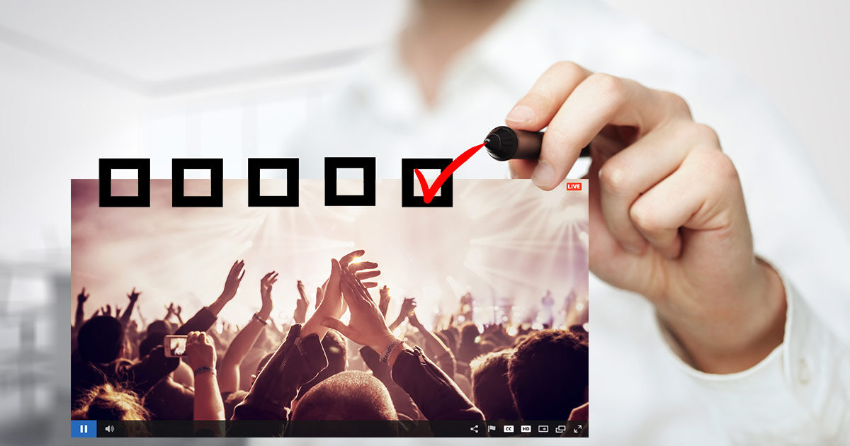 Live Video Streaming Checklist for Event Managers